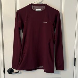 Columbia Omni heat long sleeve fitted top. Size medium.